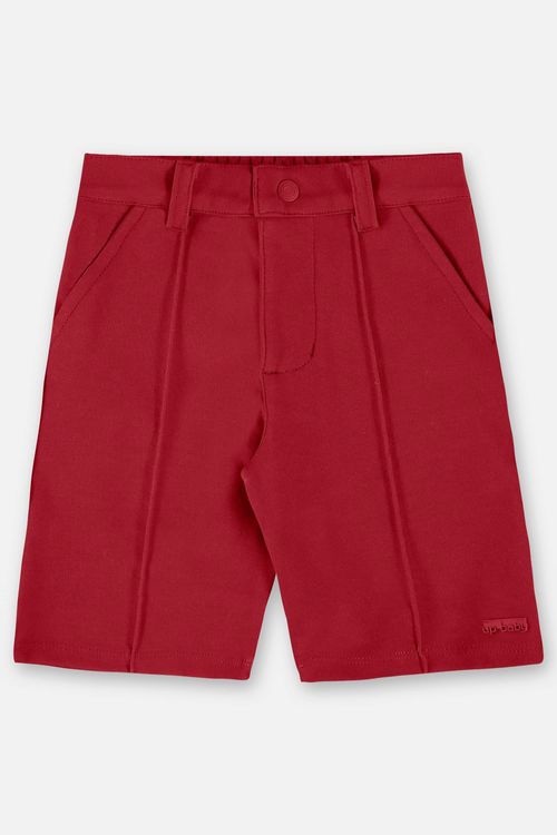 Bermuda Básica Infantil para Menino (Vermelho) Up Baby