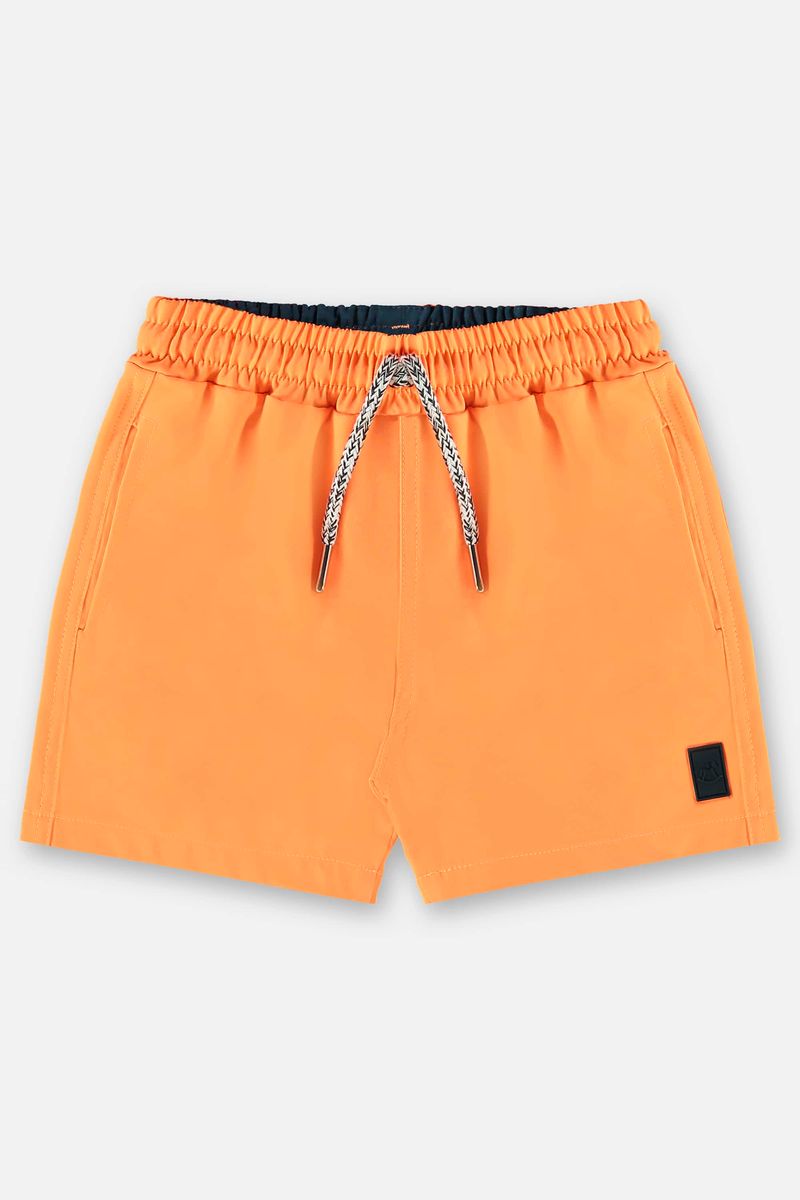 bermuda-de-praia-para-menino-em-microfibra-laranja-neon