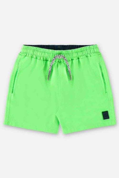 Bermuda de Praia para Menino em Microfibra (Verde Neon) Up Baby
