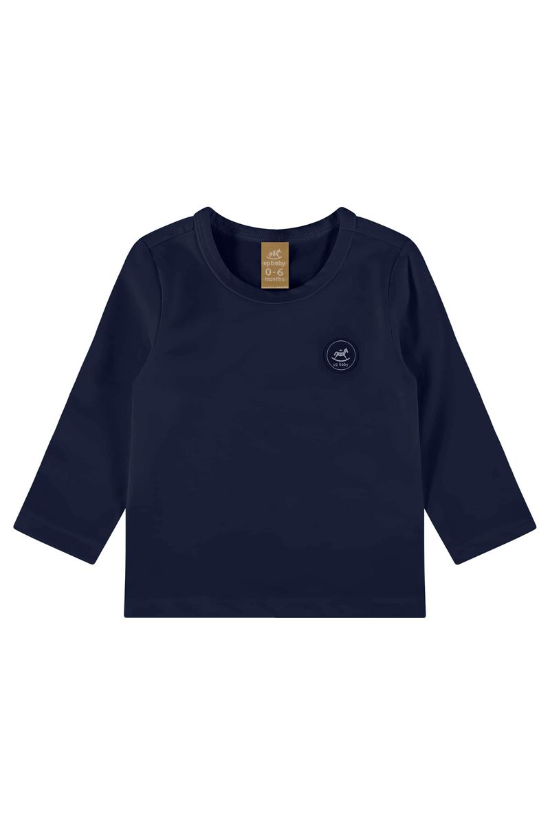 camiseta-unissex-infantil-em-malha-com-fps50-azul-marinho