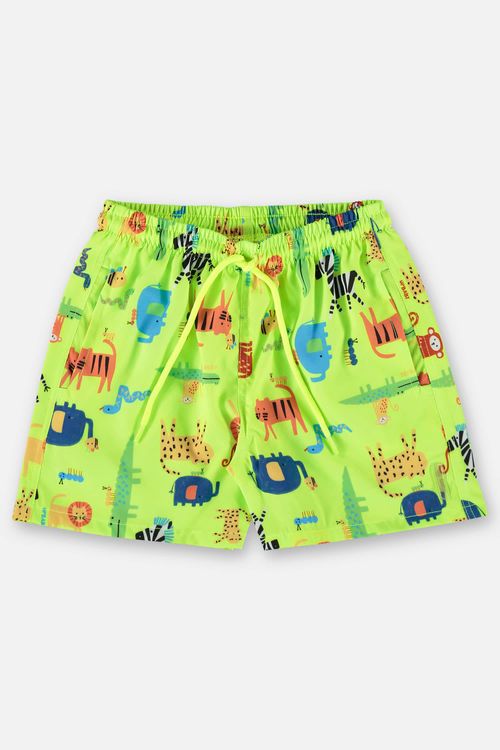 Short de Praia Infantil para Menino (Verde) Up Baby