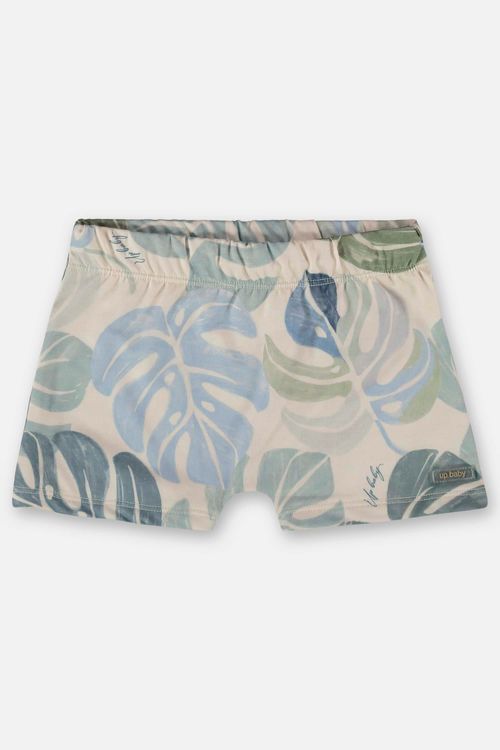 Sunga Boxer Infantil com Proteção FPS+50 (Bege) Up Baby