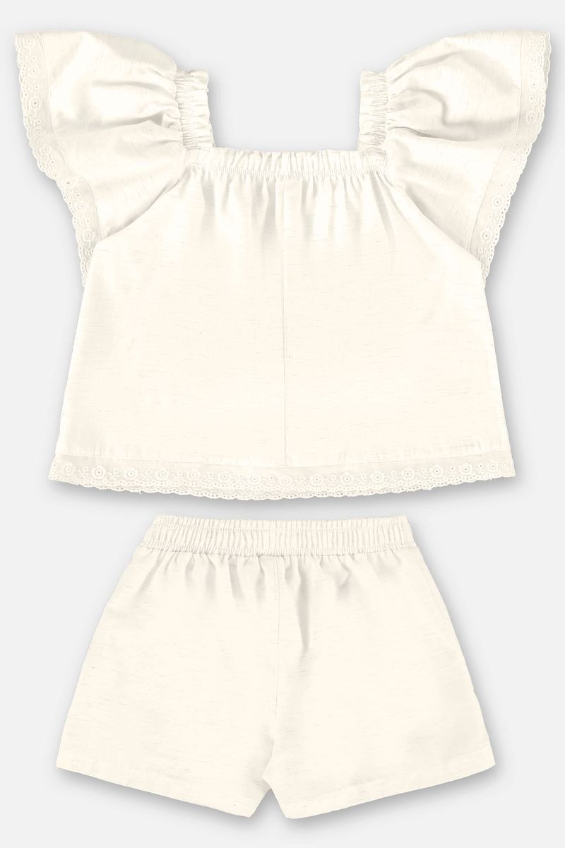 conjunto-infantil-com-blusa-e-short-para-menina-bege