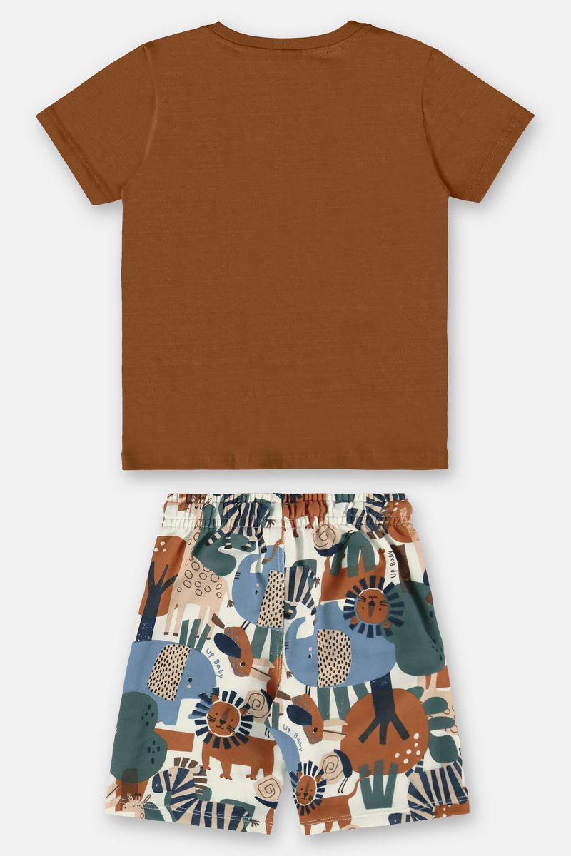 conjunto-infantil-para-menino-com-camiseta-e-bermuda-marrom