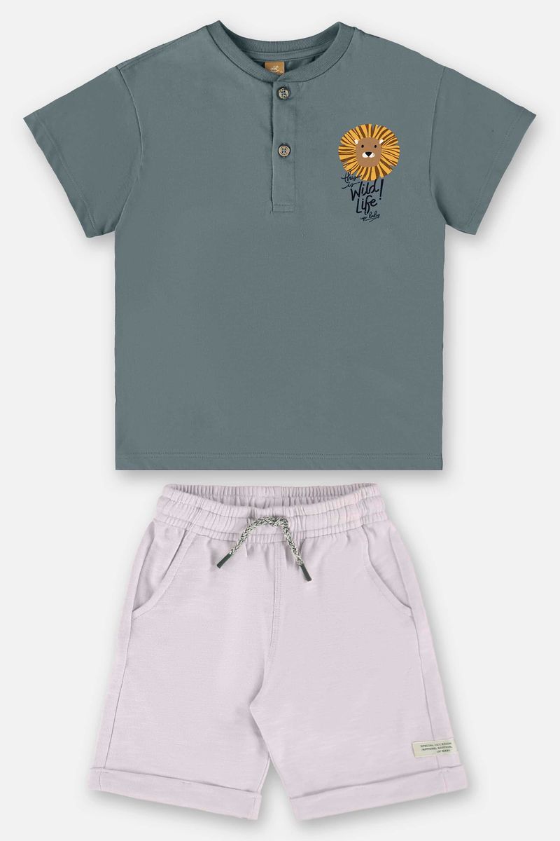 conjunto-com-camiseta-e-bermuda-infantil-para-menino-cinza