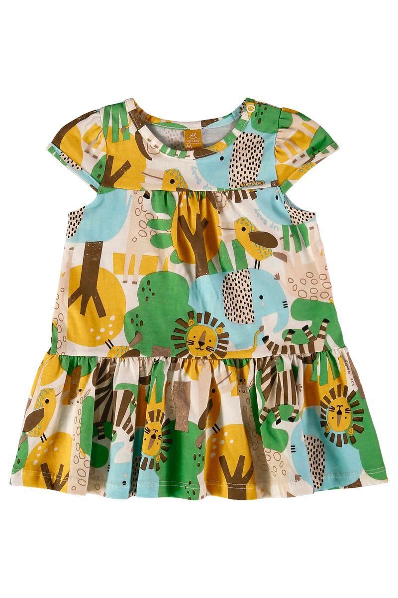 vestido-para-bebe-em-meia-malha-de-mangas-curtas-bege