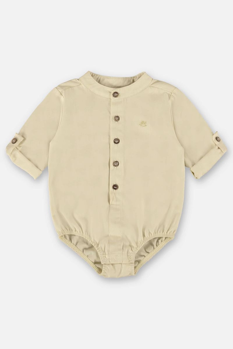 body-camisa-para-bebe-menino-em-tecido-chambray-amarelo