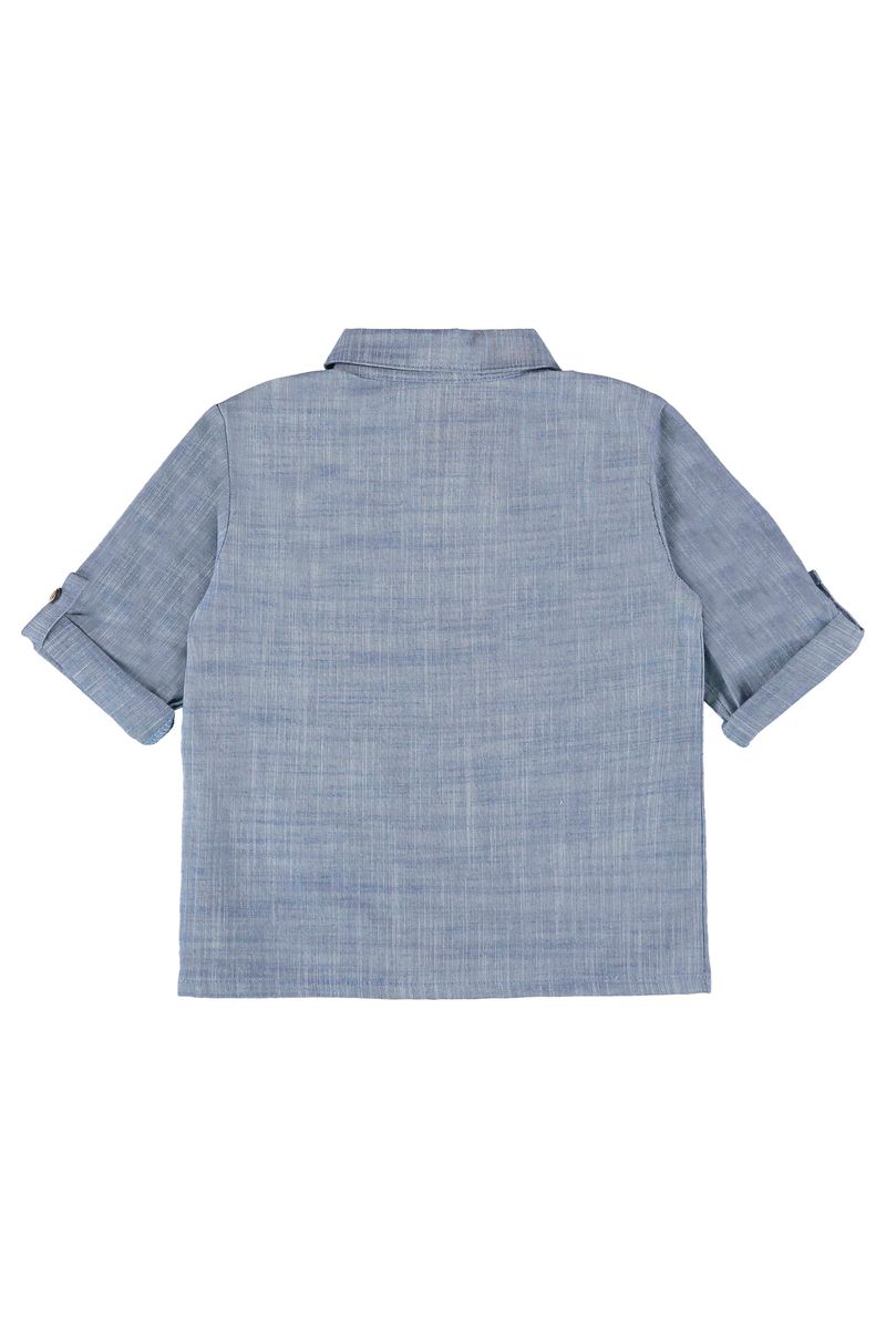 camisa-para-bebe-menino-em-tecido-voil-azul
