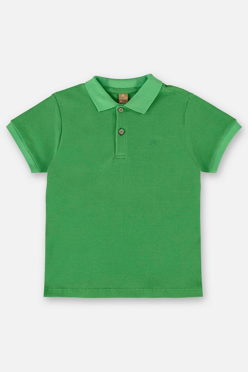 camisa-polo-infantil-manga-curta-para-menino-em-piquet-verde