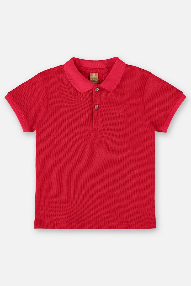 camisa-polo-infantil-manga-curta-para-menino-em-piquet-vermelho