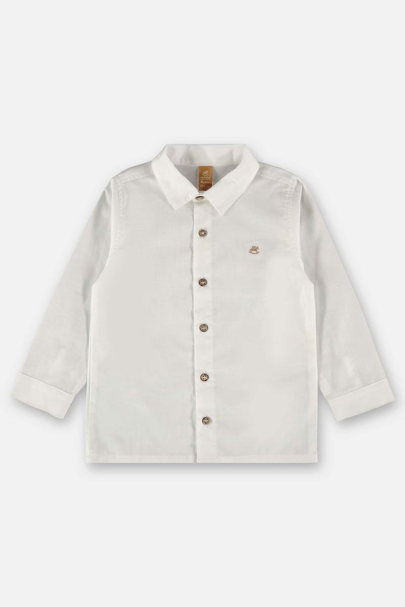 camisa-infantil-para-menino-em-algodao-e-linho-branco