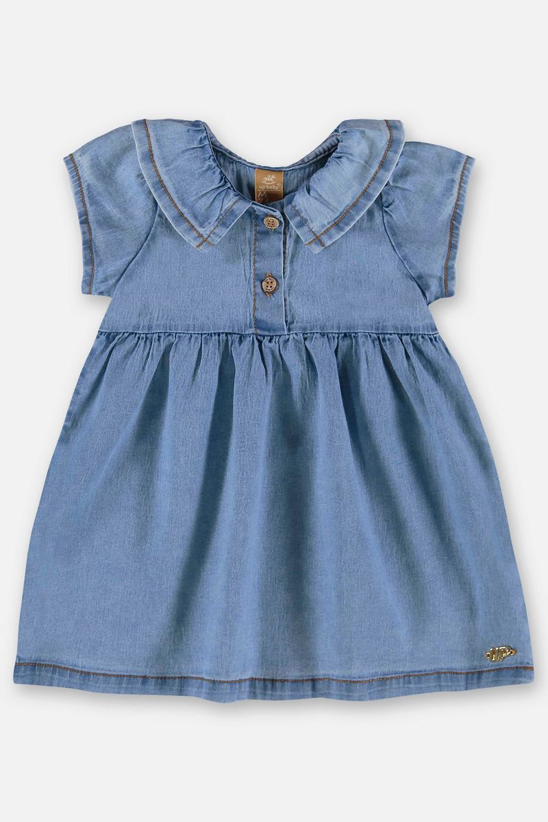 vestido-para-bebe-em-jeans-com-elastano-azul