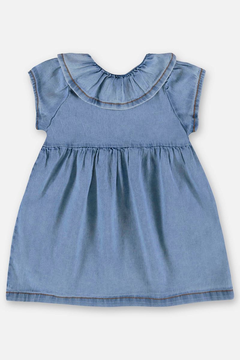 vestido-para-bebe-em-jeans-com-elastano-azul