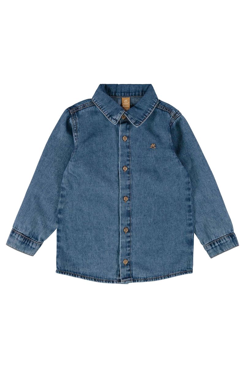 camisa-infantil-para-menino-manga-longa-em-jeans-azul