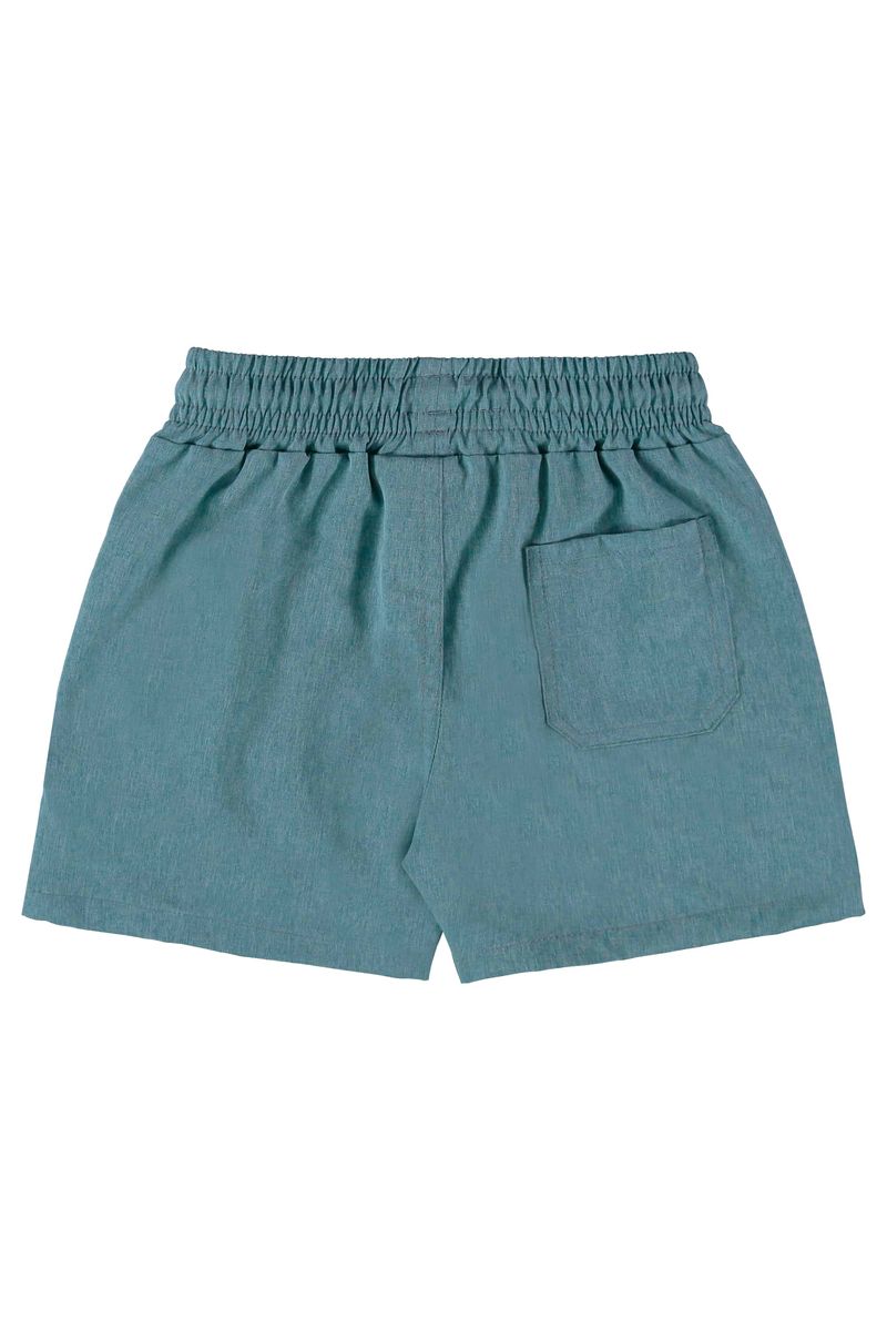 short-infantil-basico-para-menino-em-poliester-azul