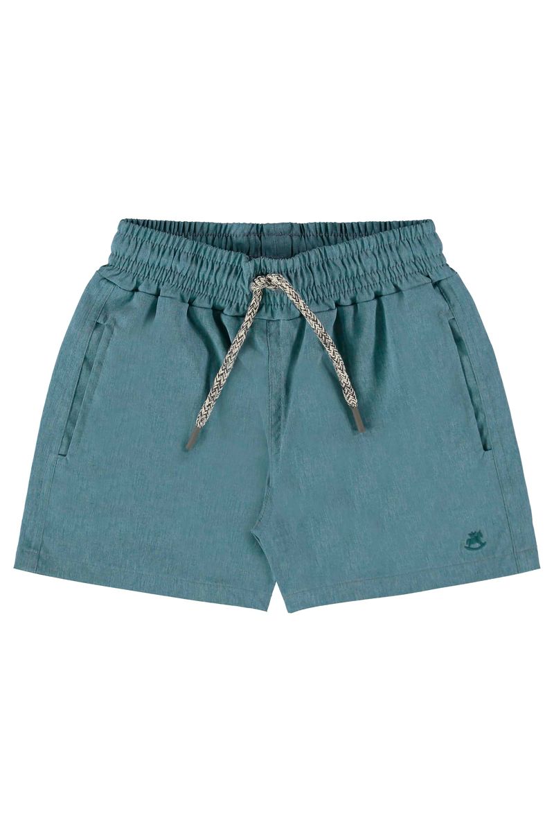 short-infantil-basico-para-menino-em-poliester-azul