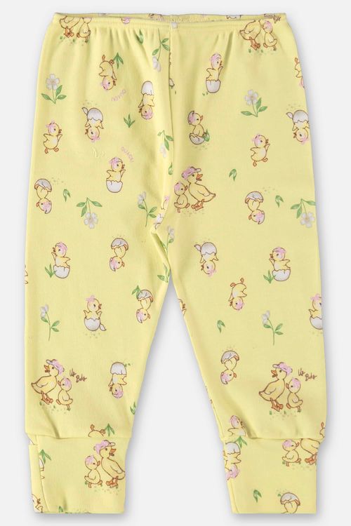 Calça para Bebê Menina em Suedine Essentials (Amarelo) Up Baby