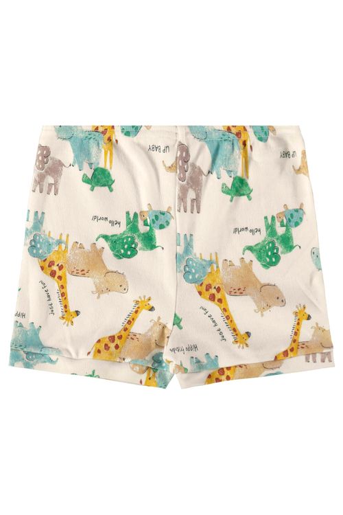 Shorts para Bebê Menino em Suedine Essentials (Bege) Up Baby