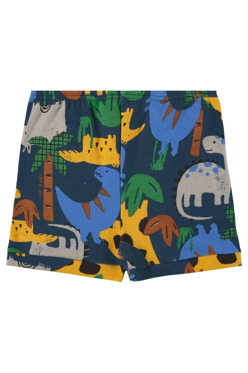 Shorts para Bebê Menino em Suedine Essentials (Azul Marinho) Up Baby