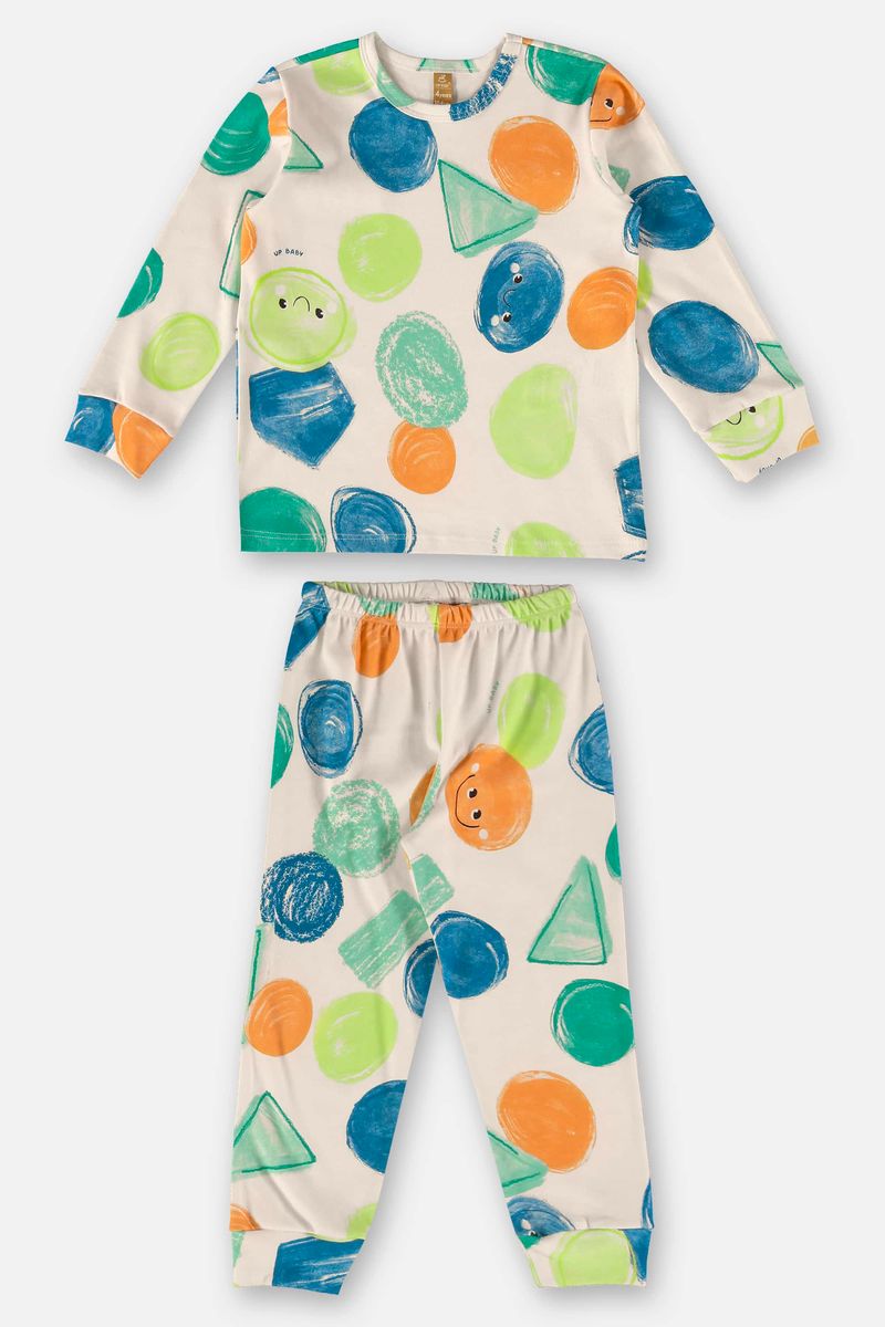 pijama-infantil-unissex-em-suedine-bege