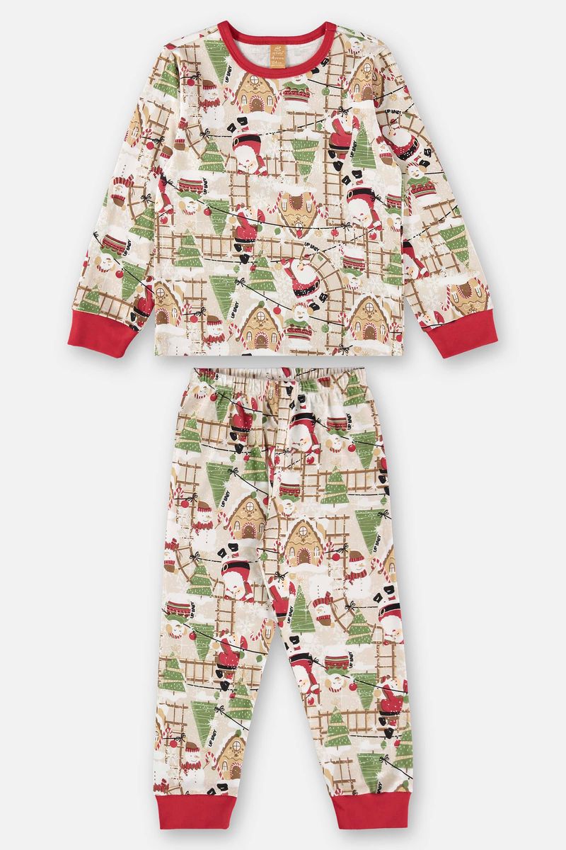 pijama-infantil-unissex-em-suedine-natalino-bege