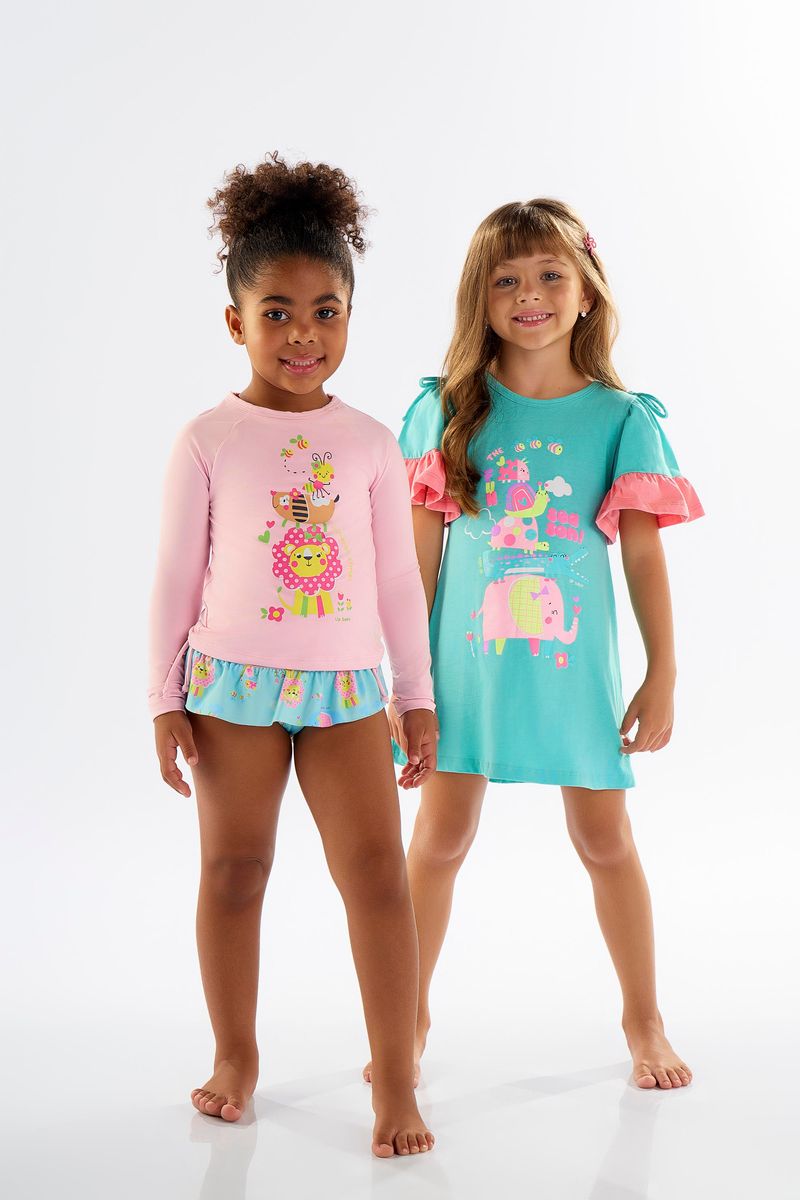 saida-de-praia-the-fun-season-infantil-em-meia-malha-azul