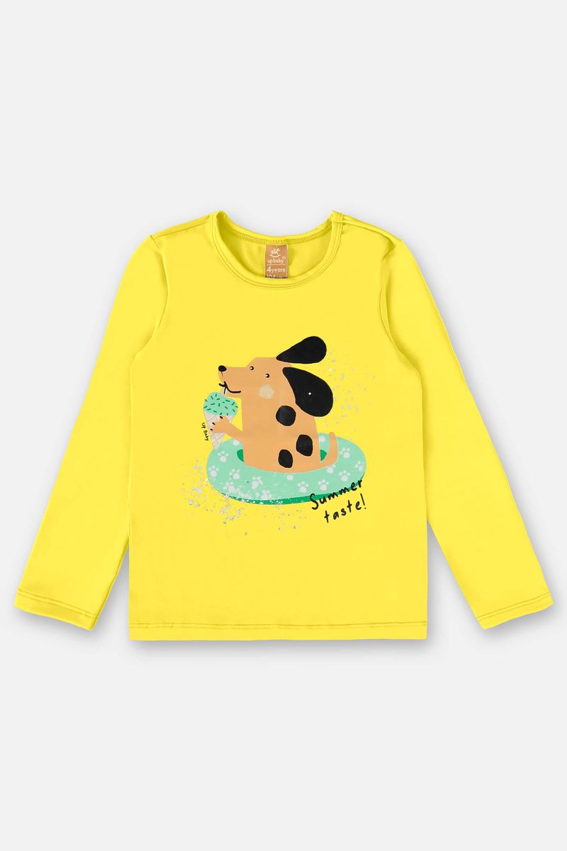 conjunto-infantil-de-camiseta-fps50-e-short-amarelo