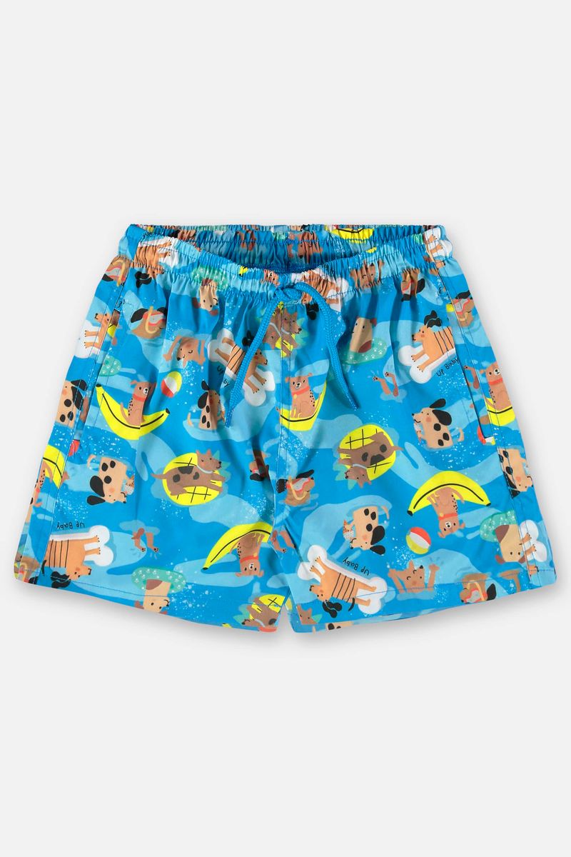 conjunto-infantil-de-camiseta-fps50-e-short-amarelo