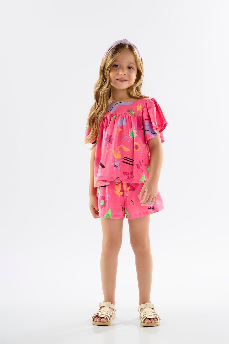 conjunto-infantil-para-menina-com-bata-e-short-em-meia-malha-rosa