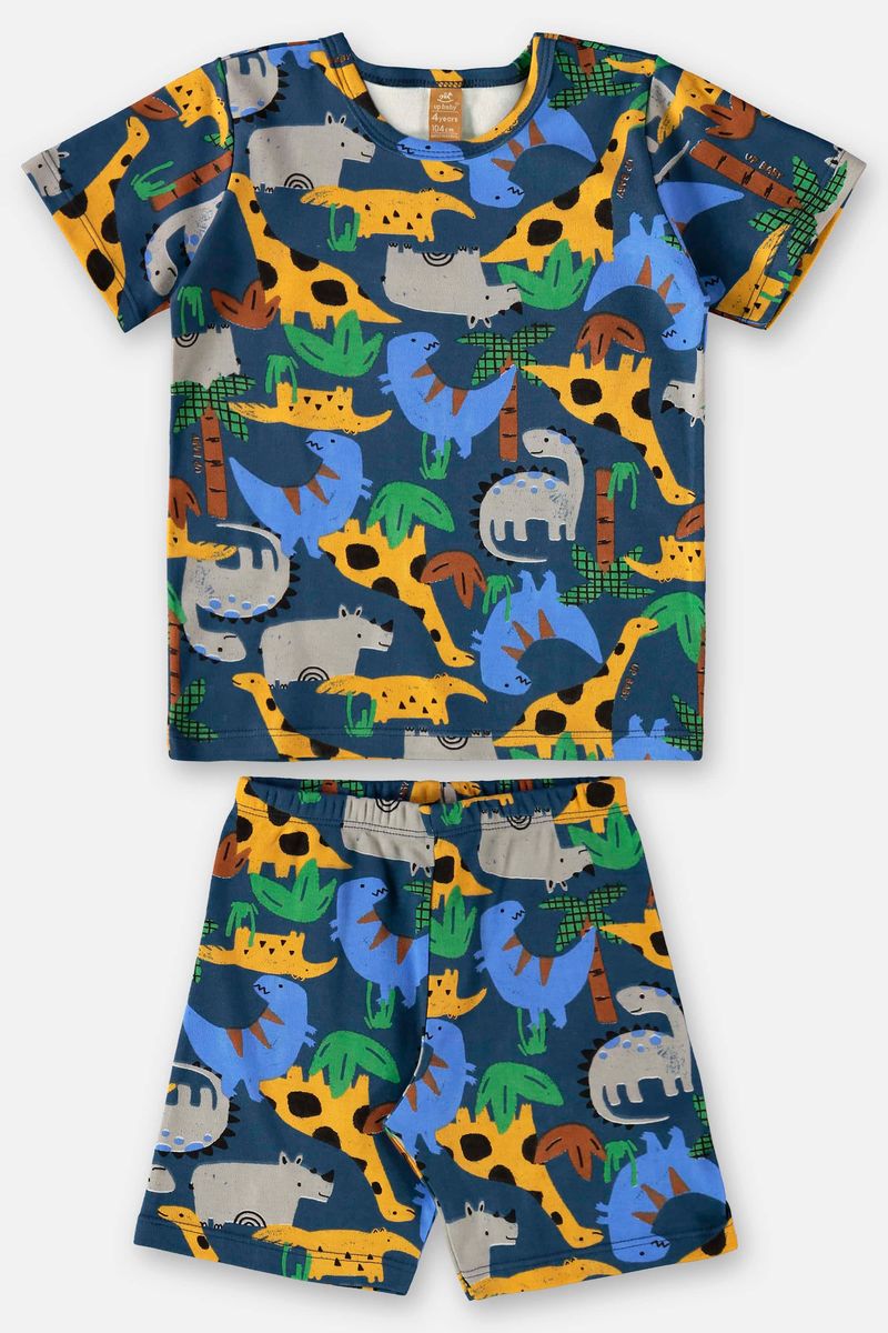 pijama-dino-infantil-para-menino-azul-marinho