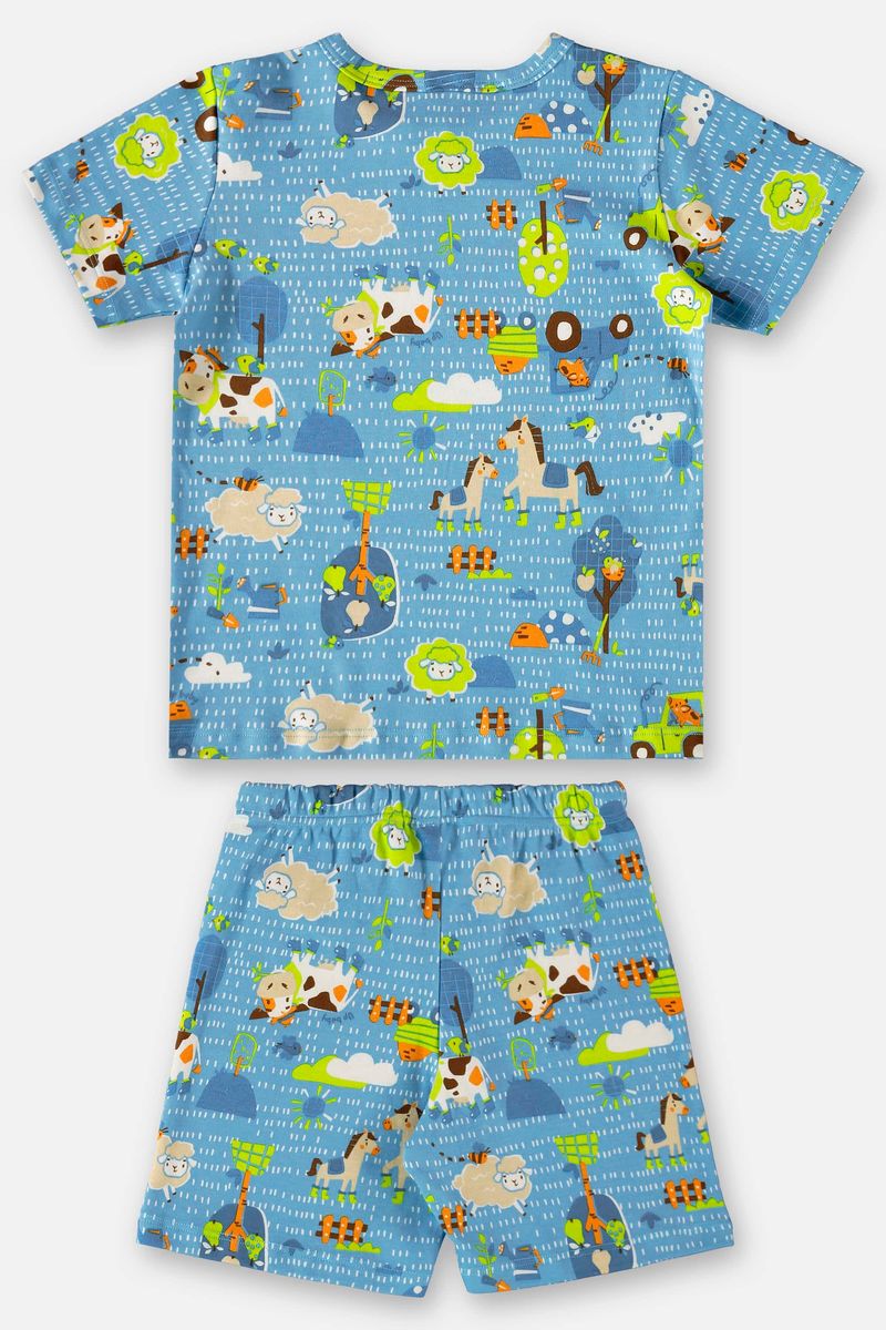 pijama-fazendinha-infantil-para-menino-azul-claro