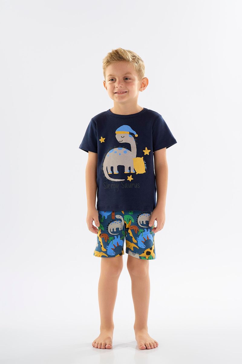 pijama-infantil-dino-para-menino-azul-marinho