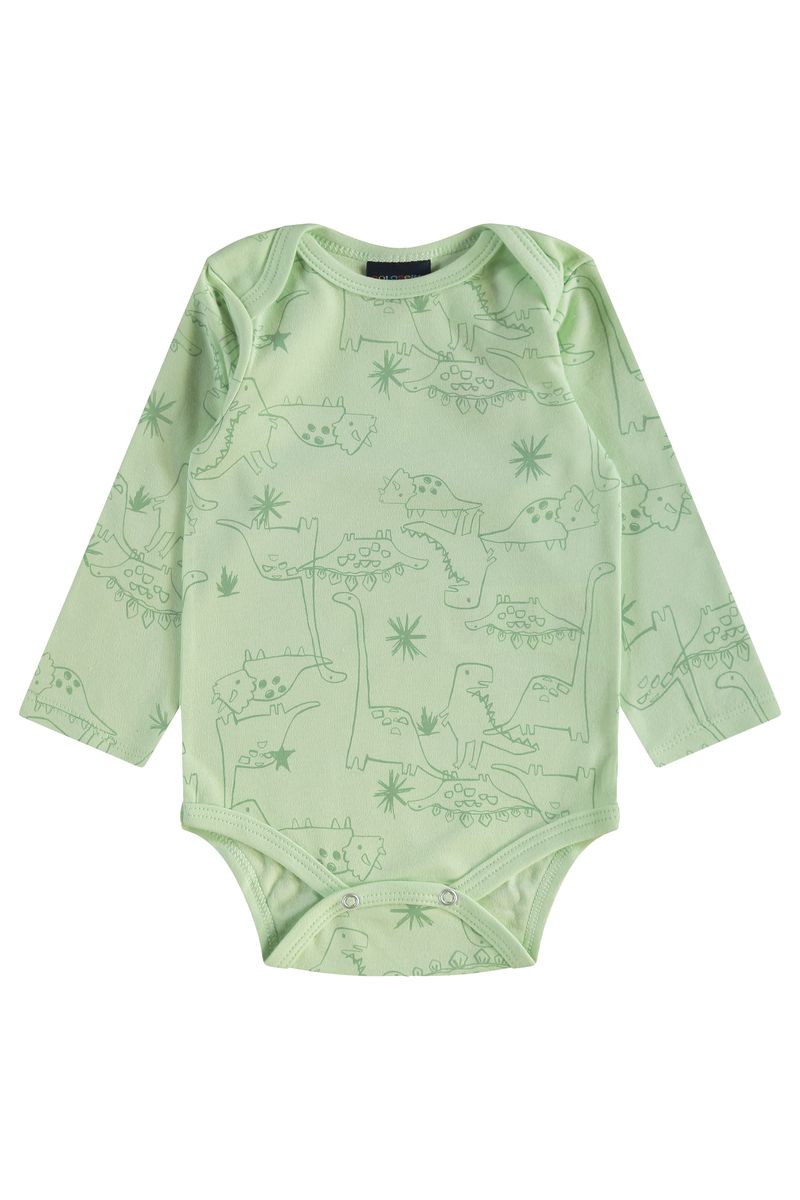 Body-Manga-Longa-para-Bebe-Menina-em-Suedine-Verde