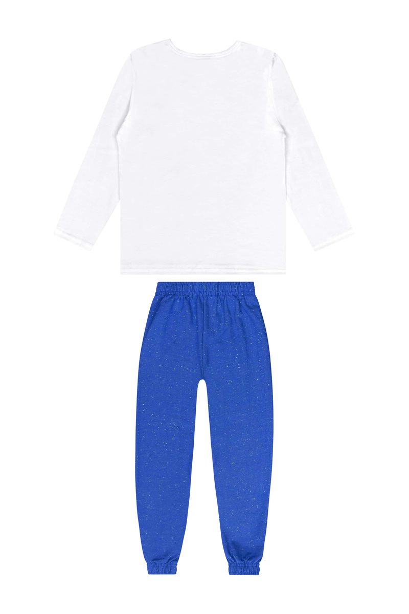 Conjunto-Camiseta-e-Calca-Infantil-para-Menino-Branco