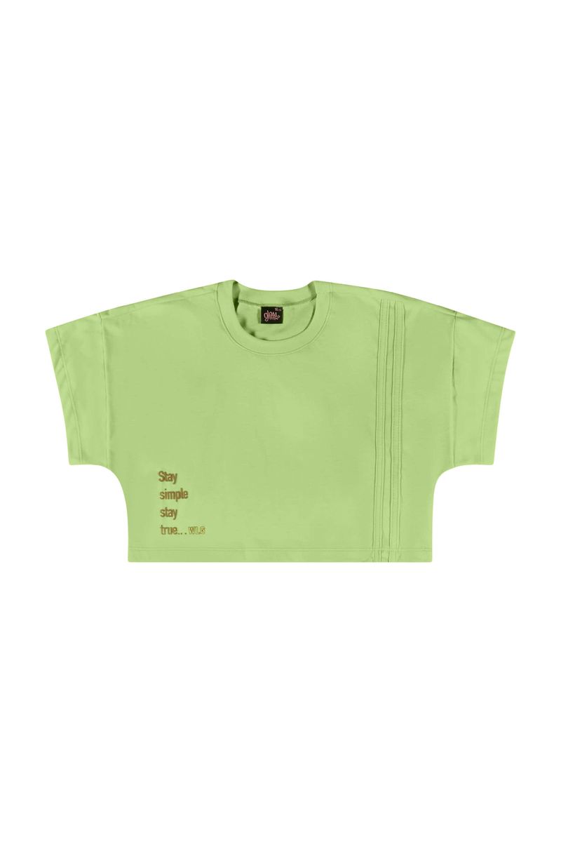Conjunto-Juvenil-com-Blusa-Cropped-e-Short--Verde--Gloss