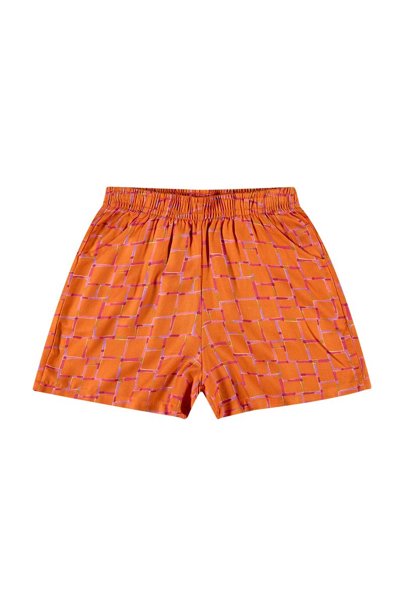 Conjunto-com-Blusa-Cropped-e-Short-Juvenil--Laranja--Gloss