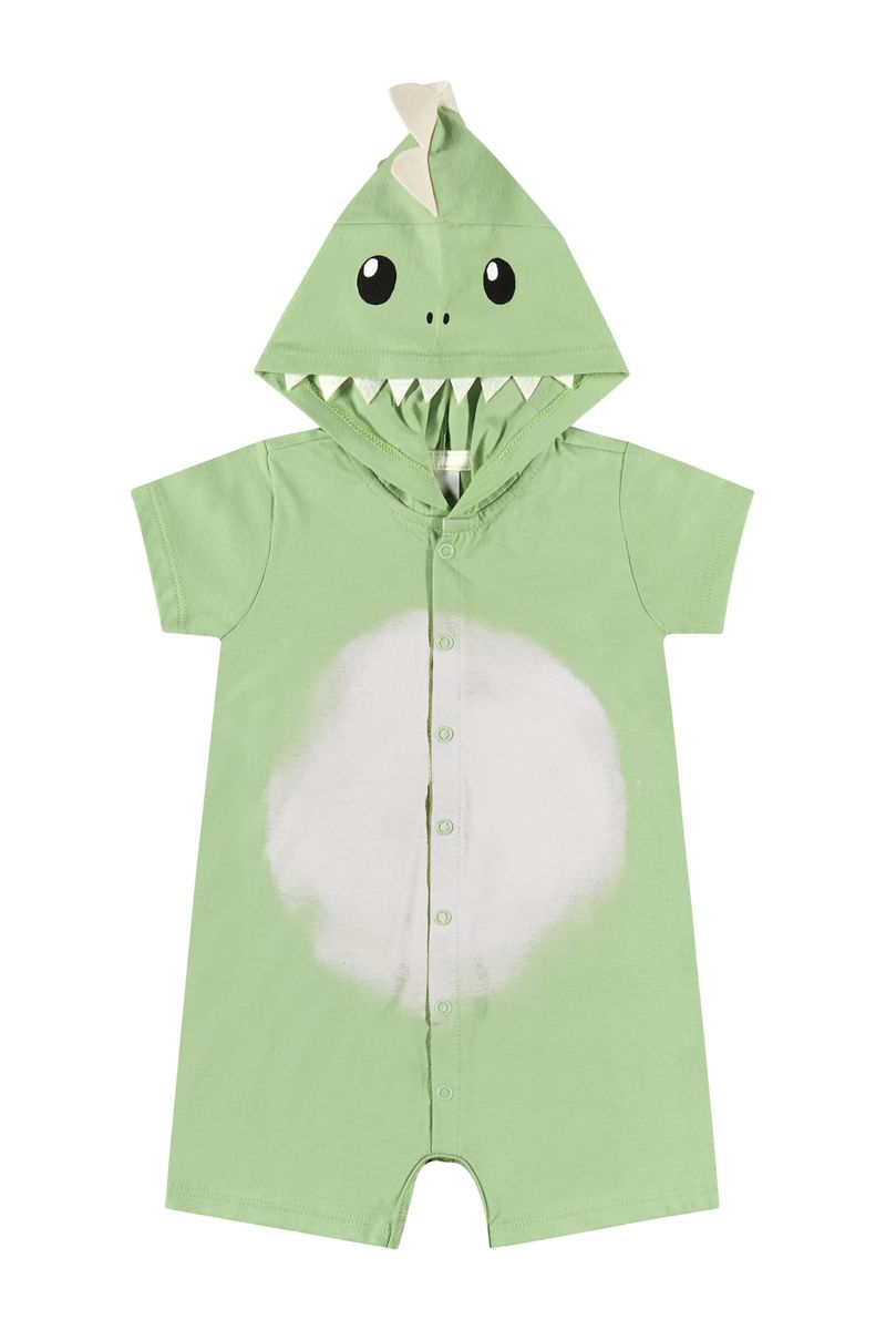 Macaquinho-de-Dinossauro-para-Bebe-Menino--Verde--Quimby