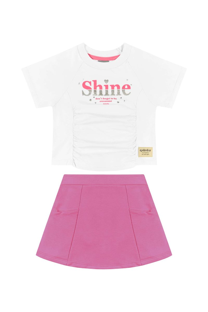 Conjunto-com-Cropped-de-Glitter-e-Short-Saia-Infantil-para-Menina--Branco--Quimby