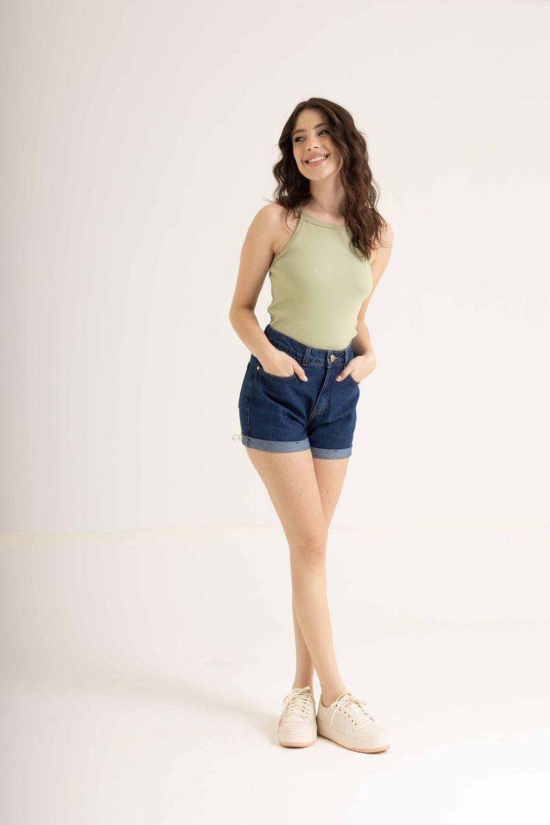 Regata-Feminina-Basica-em-Ribana--Verde--Just-Basic