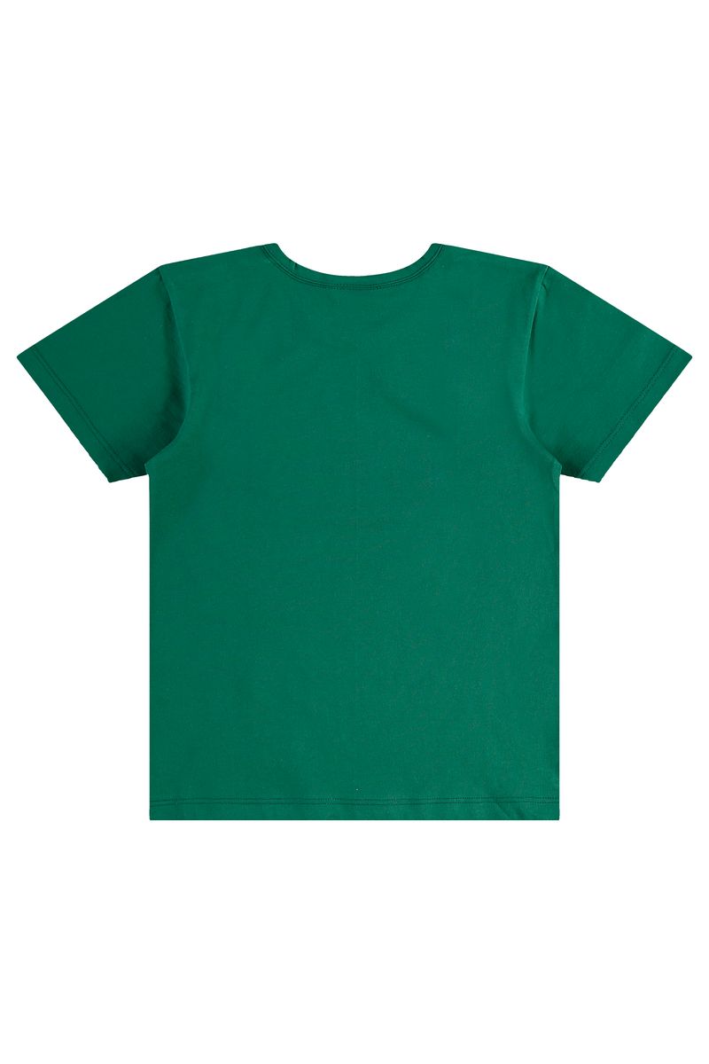 Conjunto-Infantil-com-Camiseta-e-Bermuda-para-Menino--Verde--Guloseima