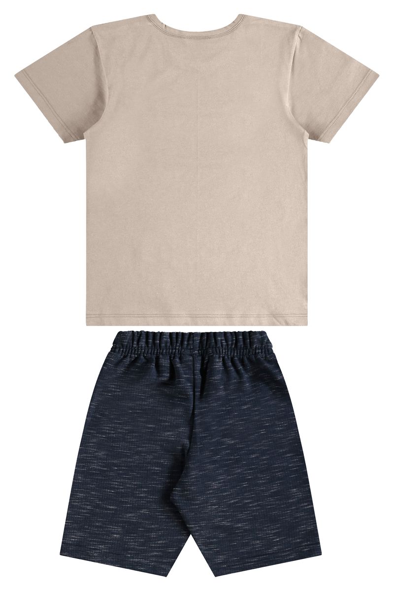 Conjunto-Infantil-com-Camiseta-e-Bermuda-para-Menino--Cinza--Guloseima