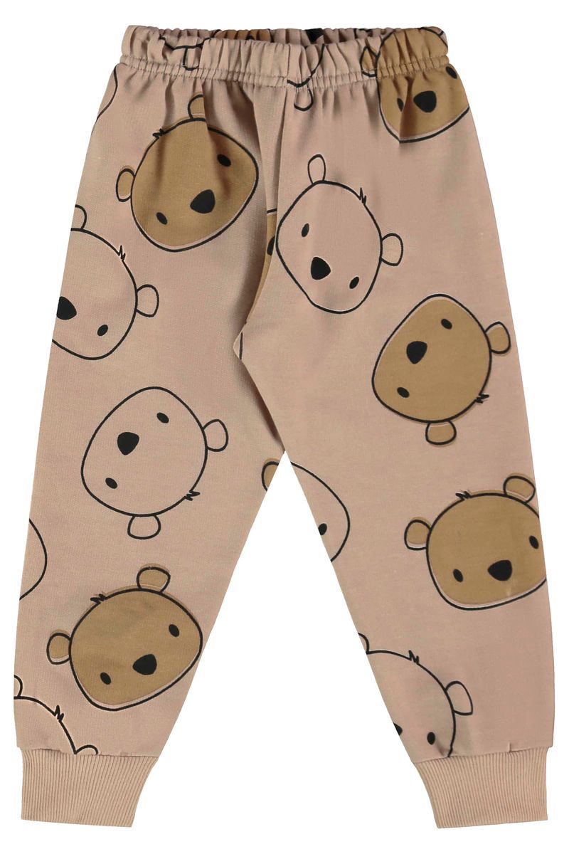 conjunto-infantil-feminina-com-blusao-e-calca-marrom-bee-loop