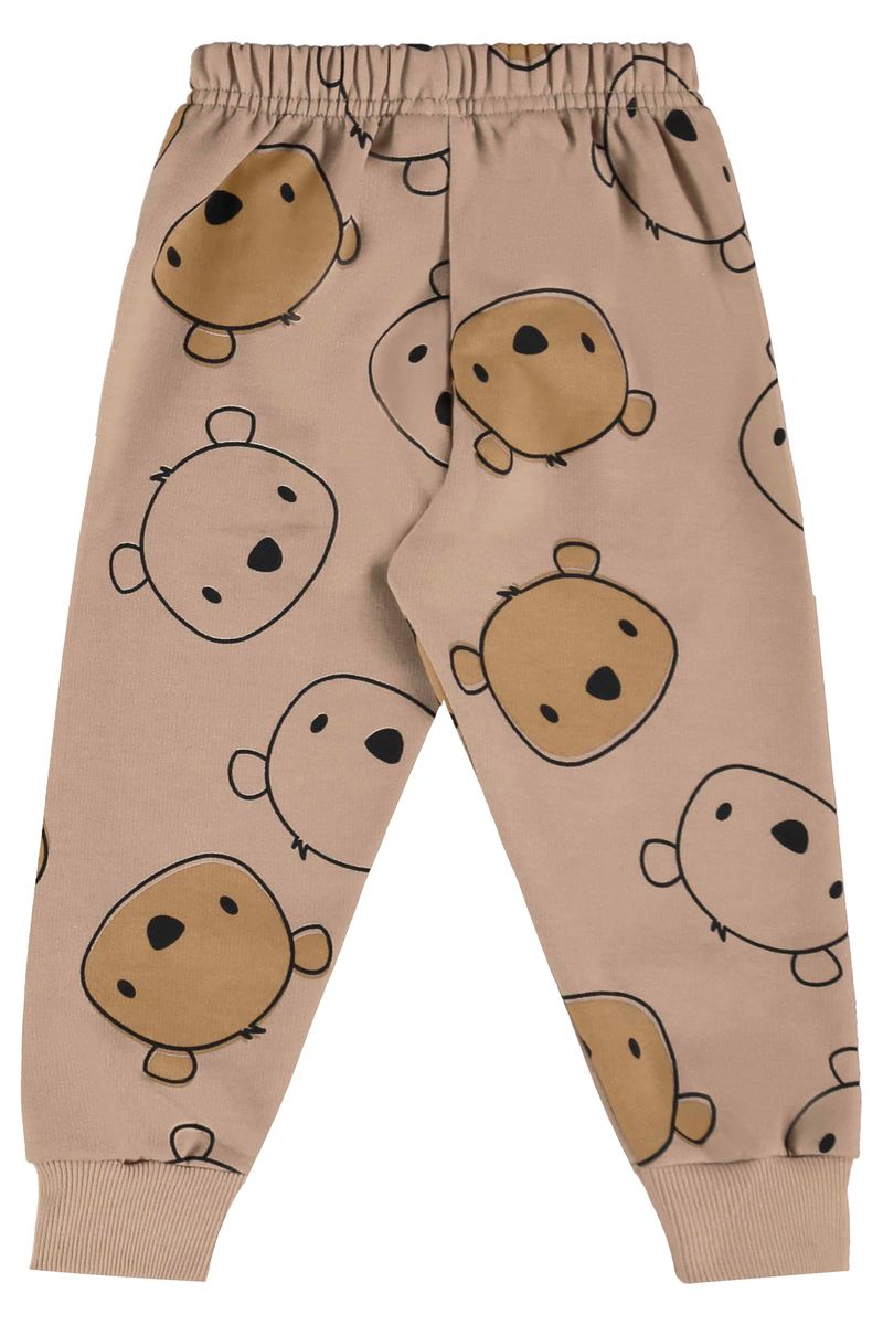 conjunto-infantil-feminina-com-blusao-e-calca-marrom-bee-loop
