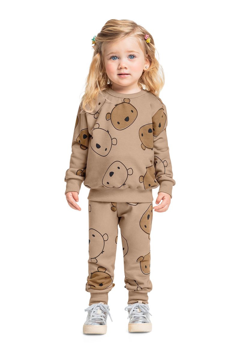 conjunto-infantil-feminina-com-blusao-e-calca-marrom-bee-loop