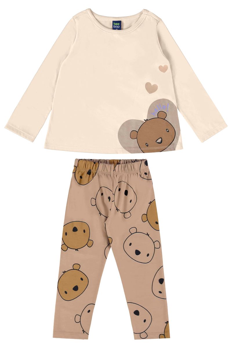 conjunto-ursinhos-infantil-com-blusa-e-calca-para-menina-bege-bee-loop