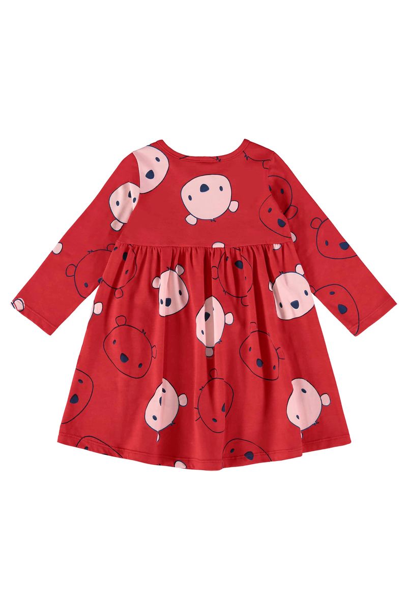 vestido-infantil-ursinho-em-cotton-vermelho-bee-loop