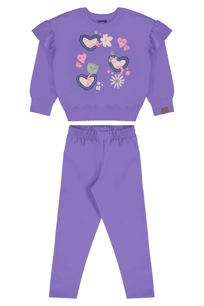 conjunto-infantil-com-blusao-e-calca-legging-roxo-bee-loop