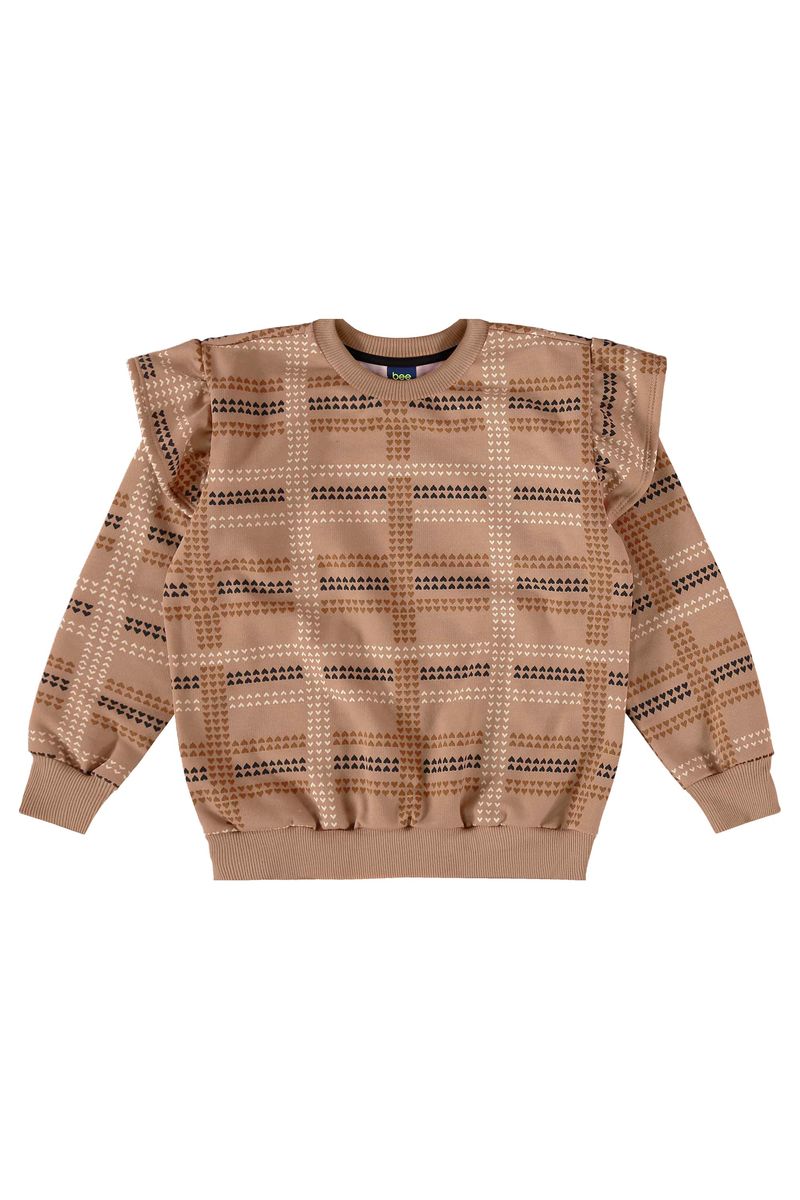conjunto-infantil-feminina-com-blusao-xadrez-e-calca-marrom-bee-loop