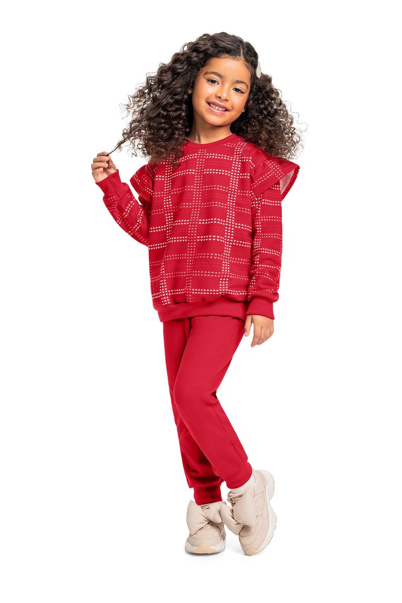 conjunto-infantil-feminina-com-blusao-xadrez-e-calca-vermelho-bee-loop