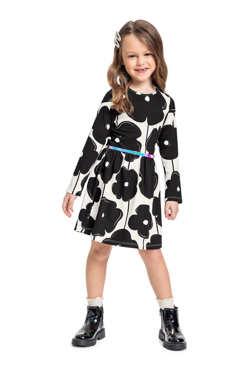 vestido-de-manga-longa-com-cinto-branco-bee-loop